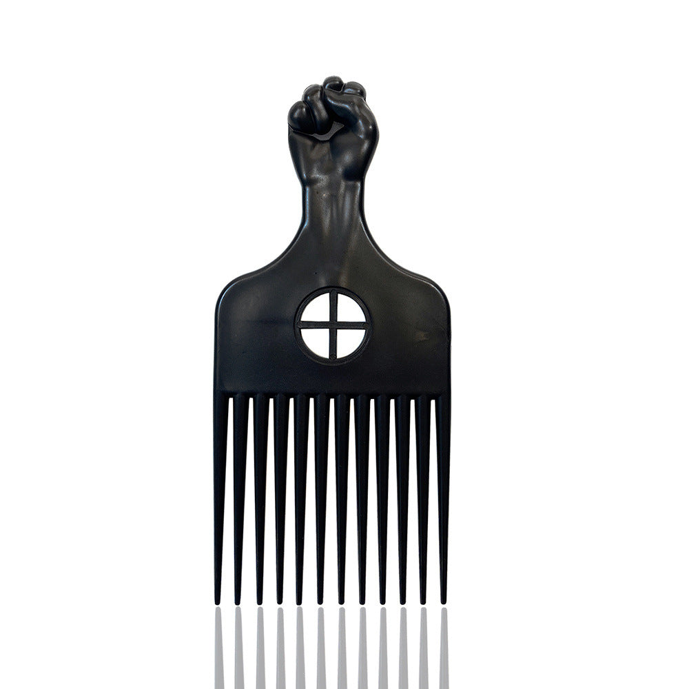 Soft Flesh Official Fist Shape Black Hair Brushes & Combs