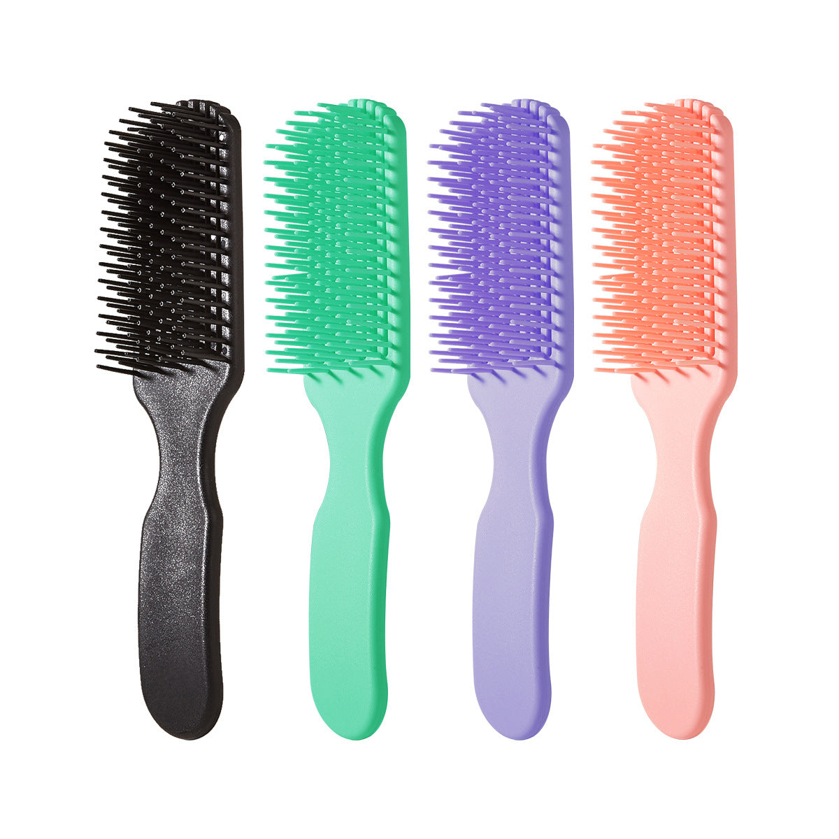 Candy Smooth Elastic Plastic Head Massage Hair Brushes & Combs