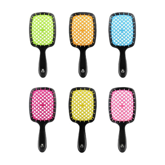 Hollow Mesh Airbag Curly Fluffy Shape Hair Brushes & Combs