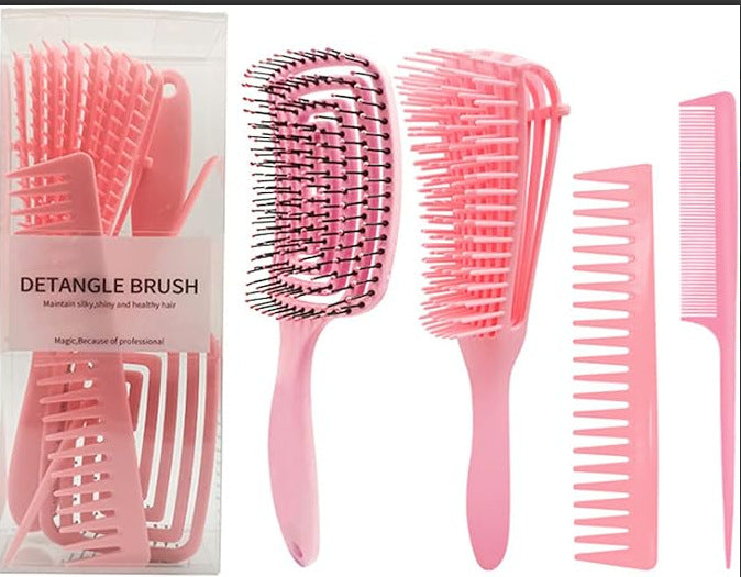 Curved Vintage Oil Head Fluffy Hairstyle Hair Brushes & Combs