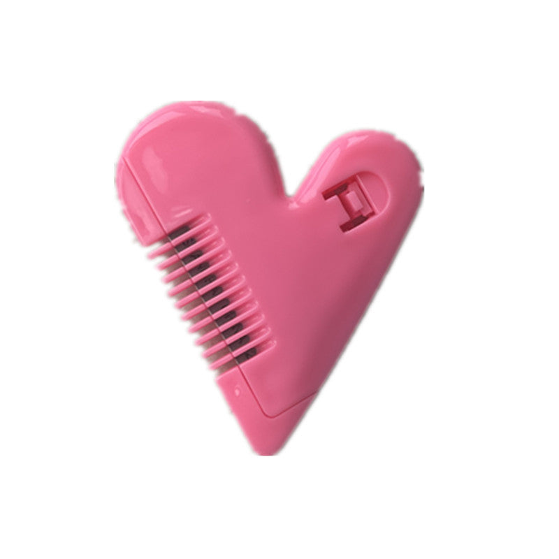 Peach Heart Bangs Self-service Household Haircut Double-sided Hairdressing Knife Hair Brushes & Combs