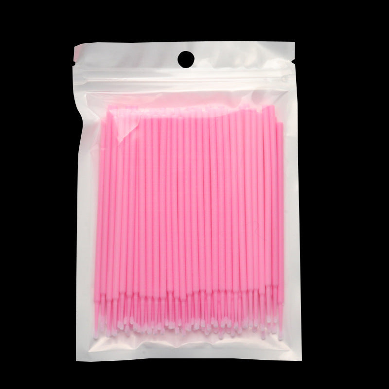 Eyelash Cotton Swab Disposable Swabs Small Head False Lashes