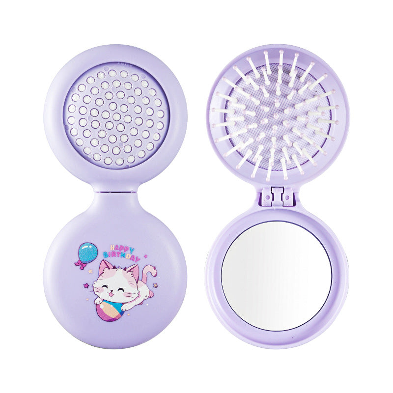 Air Cushion Cute Folding Round Airbag Hair Brushes & Combs