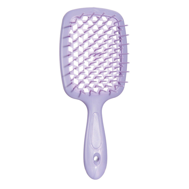 Pearlescent Fluffy Shape Massage Tangle Wet Hair Brushes & Combs