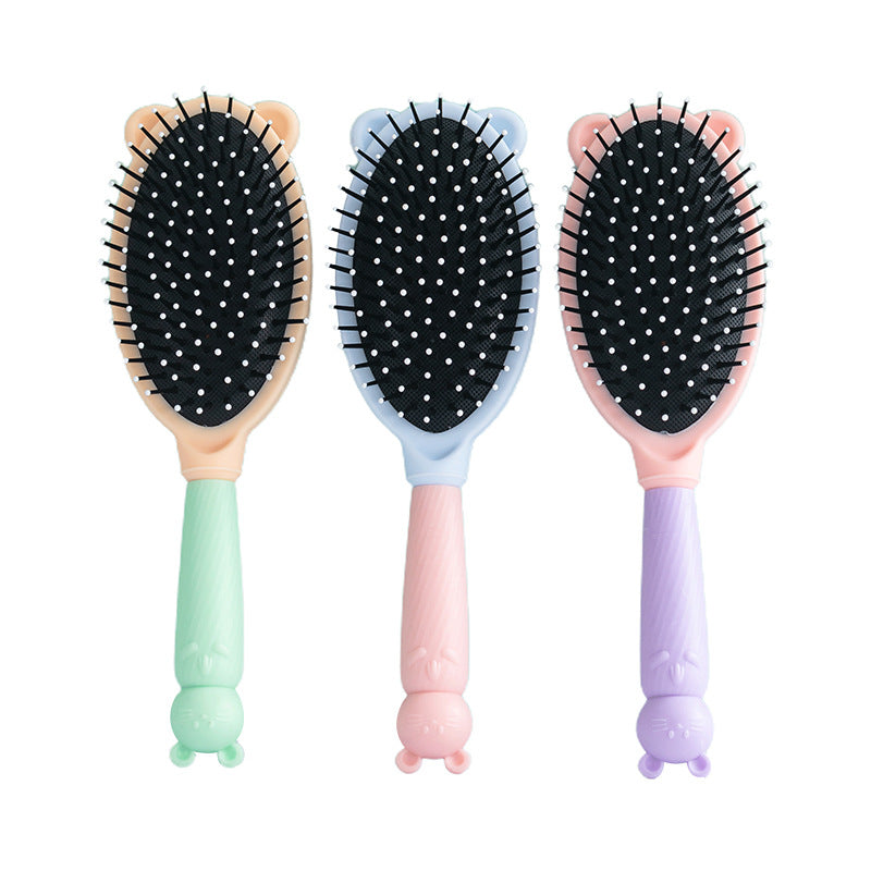 Matching Cat Air Cushion Cute Korean Hair Brushes & Combs