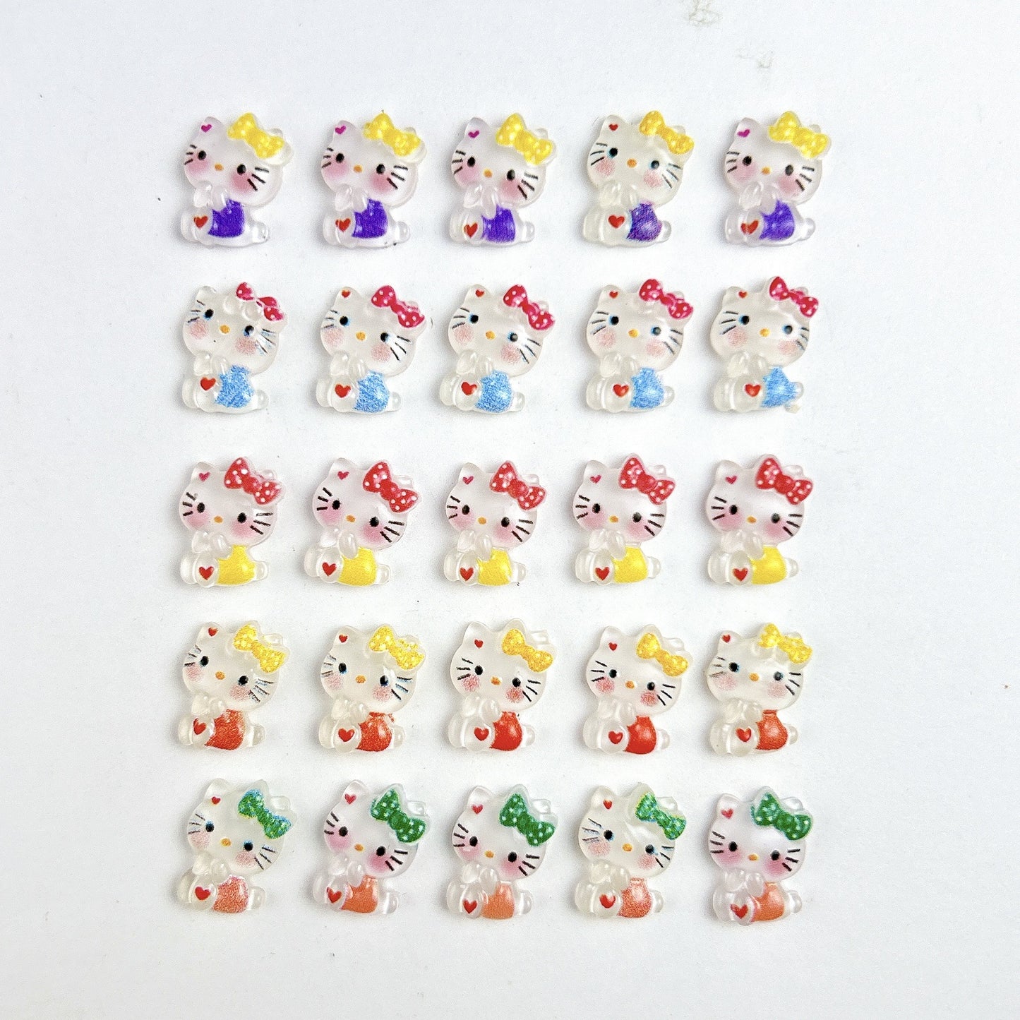 Cartoon Mini Cat Ornament Wear Manicure Nail Care Nail Art