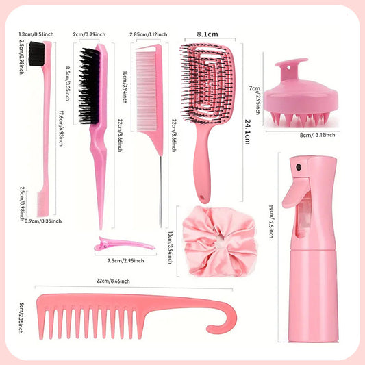 Household Hairdressing Suit Tail Multifunctional Eyebrow Brush High Hair Brushes & Combs