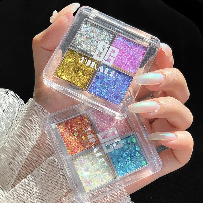 Sequins Cream Colors Shiny Glitter Powder Pearlescent Wet Eyeshadow