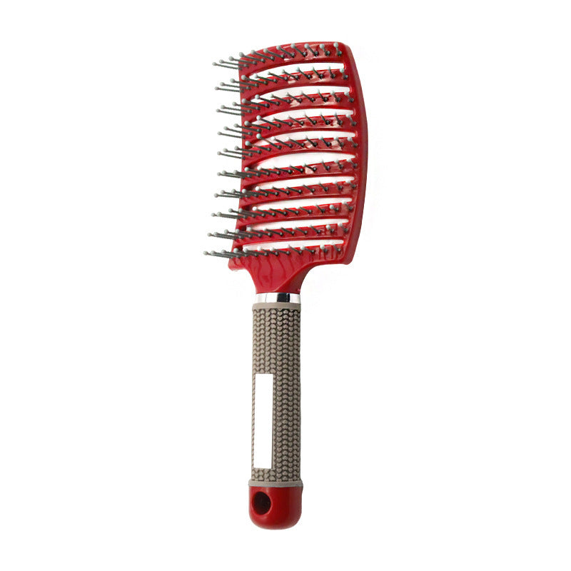 Big Curved Vent Wig Bristle Plastic Hair Brushes & Combs