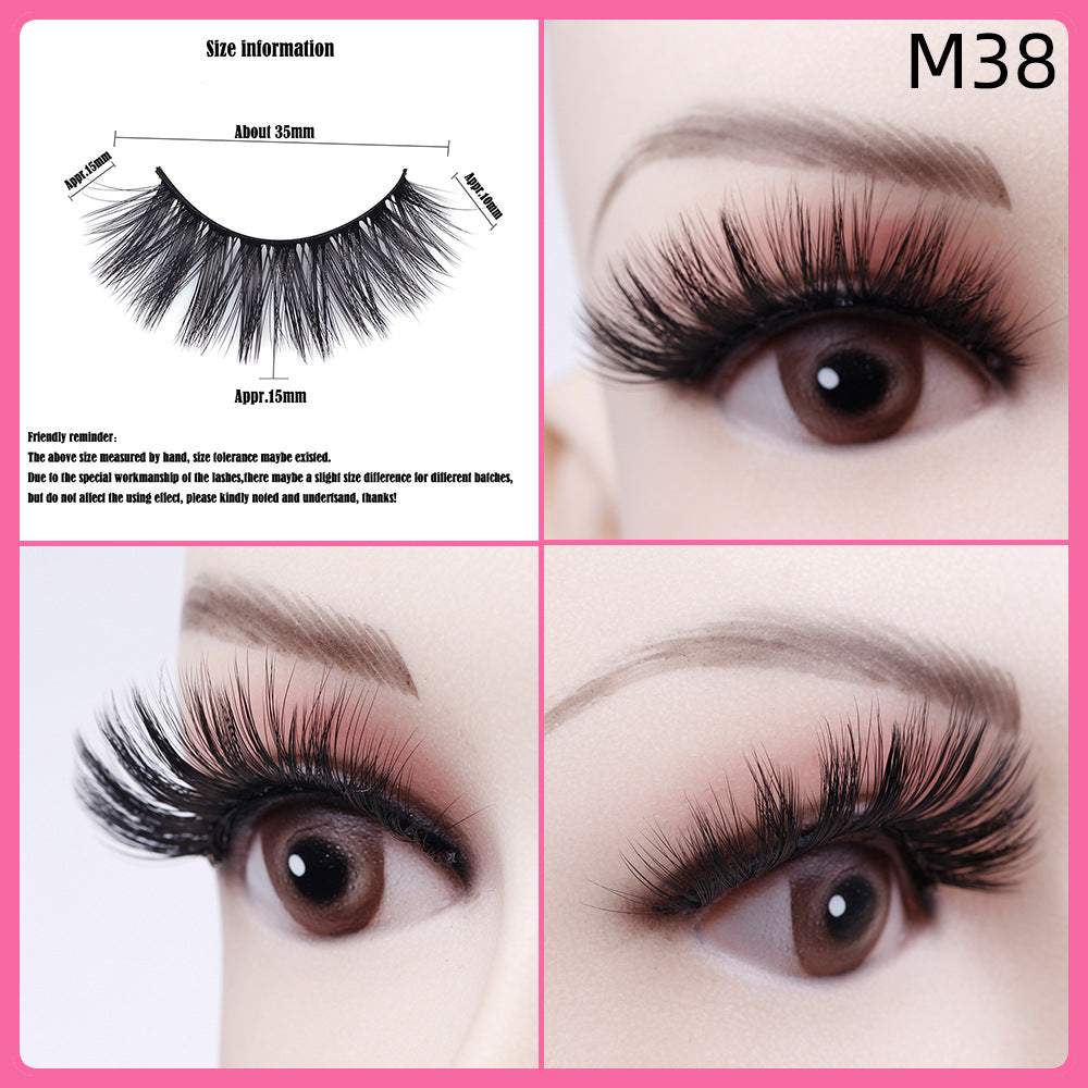 Cross High Imitation Mink Eyelashes Single False Lashes