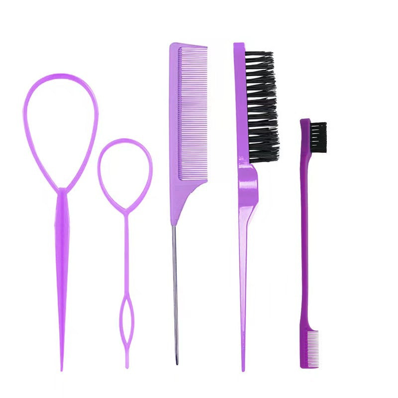 Sets Fluff Steel Needle Tail Duckbill Clip Hair Brushes & Combs