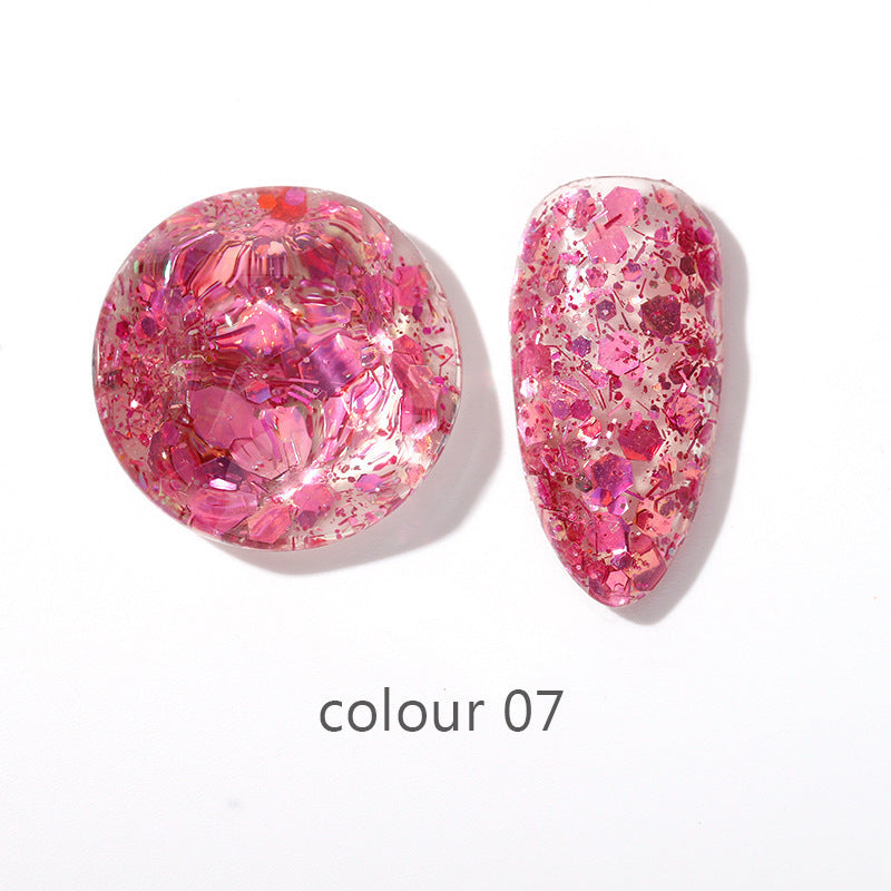 Beauty Gel Mini Color Large Sequins Nail Polish