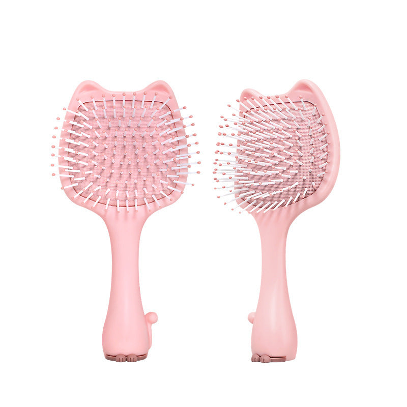 Women's High Skull Top Fluffy Modeling Curly Long Cleaning Scalp Hair Brushes & Combs