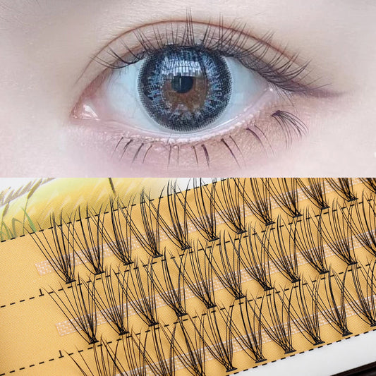 Cluster Grafting Eyelashes Natural Soft Root False Lashes