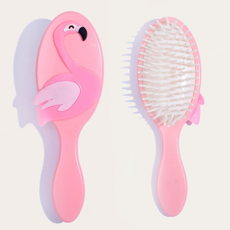 Special Portable Small Green Cartoon Cute Hair Brushes & Combs