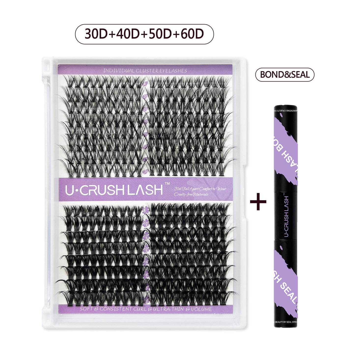 Eyelashes Row Curved Grafting Assortment Pack False Lashes