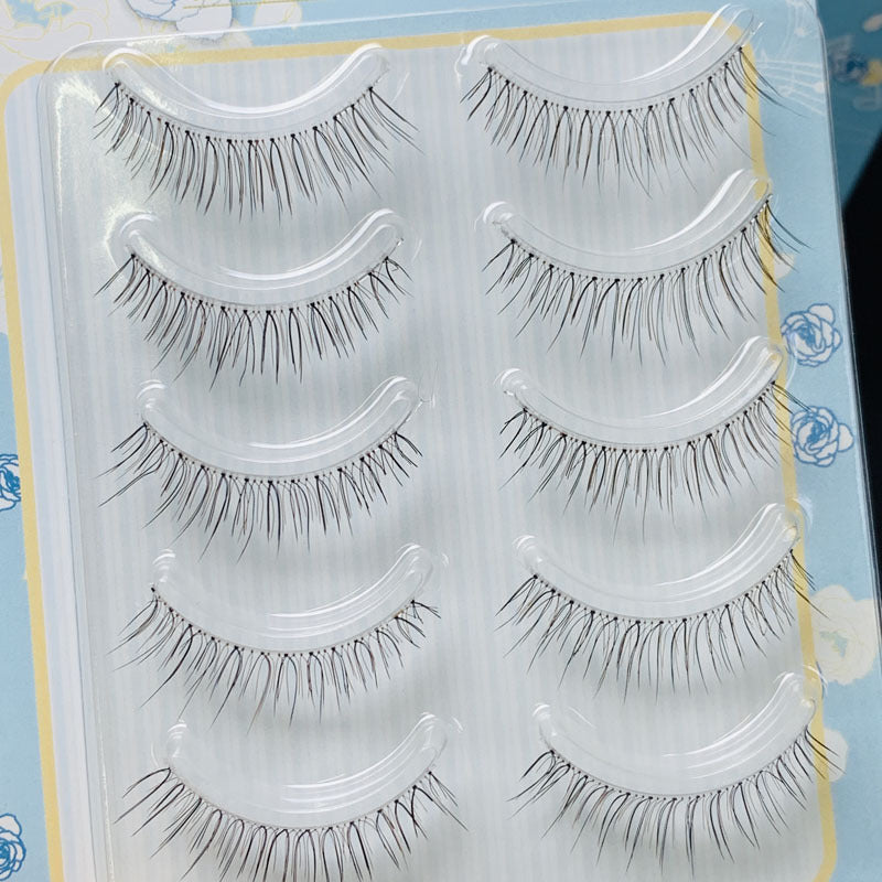 Of Polished Soft Eyelashes Natural Cross False Lashes