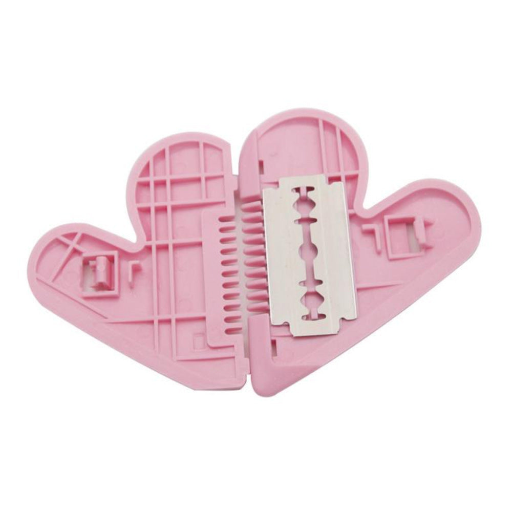 Peach Heart Double-sided Repair Knife Self-service Hair Brushes & Combs