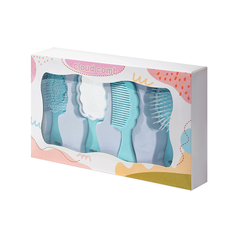 Cloud Mirror Airbag Rib Gift Box Hair Brushes & Combs