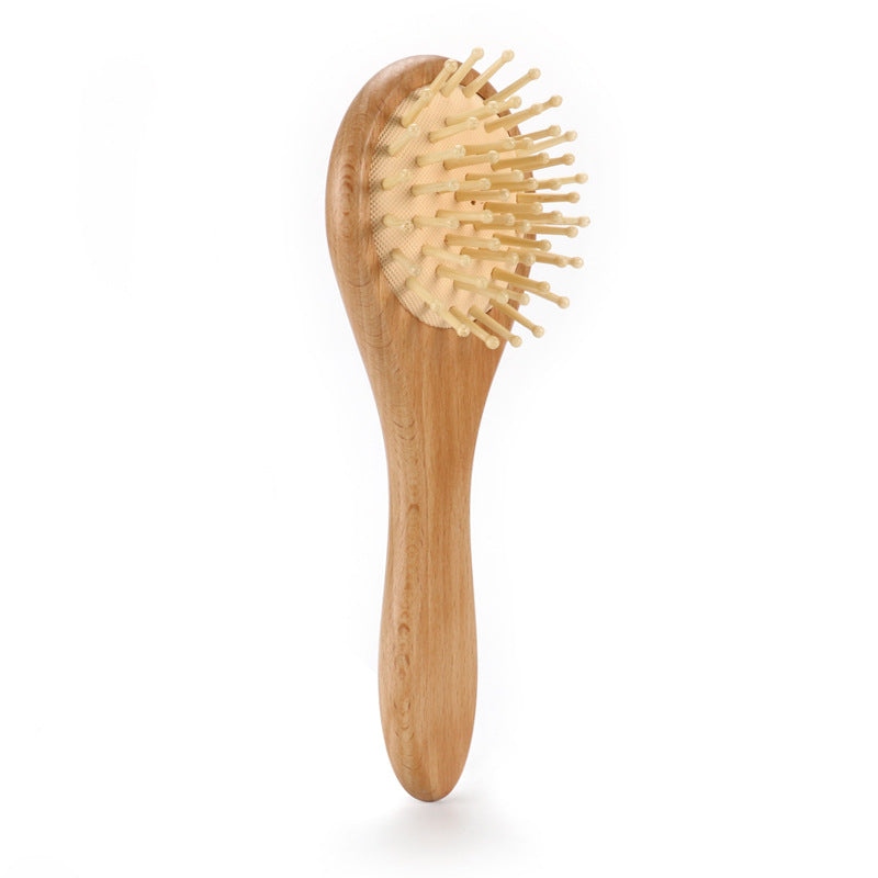 Beech Round Head Airbag Three-piece Wool Brush Hair Brushes & Combs