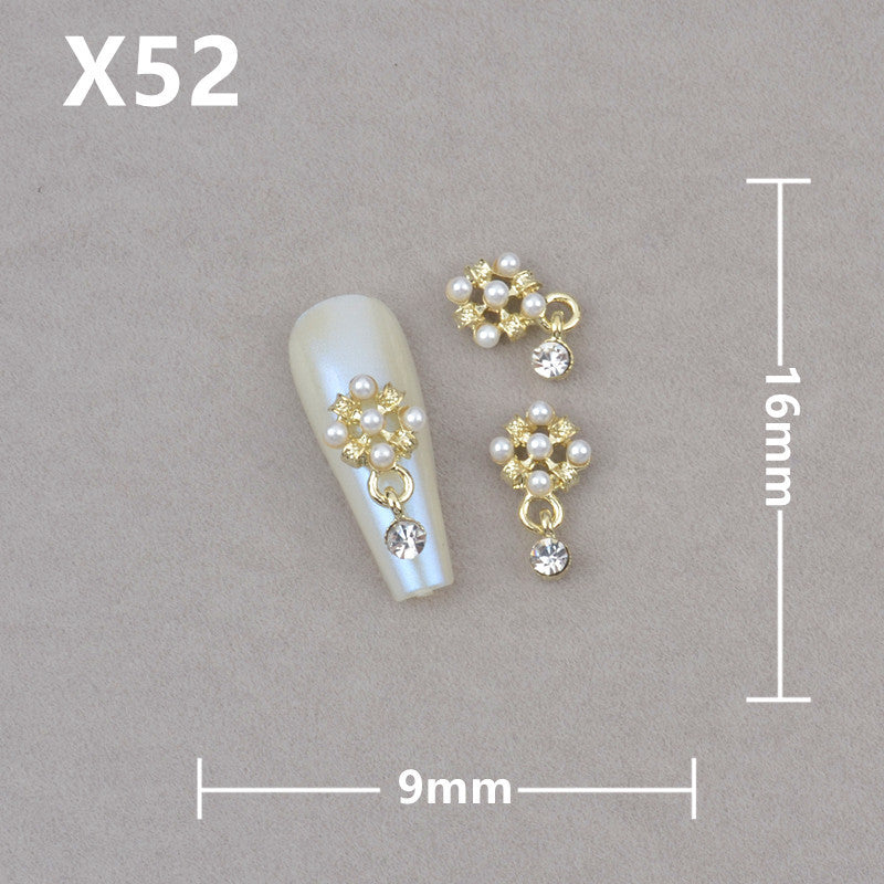 Five-pointed Star Bamboo Pearl Four Stars Nail Care Nail Art