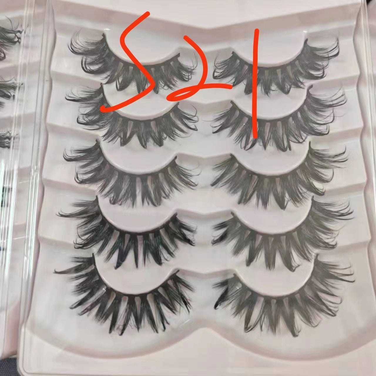 Attractive Wet Eyelashes Mink Style Thick False Lashes