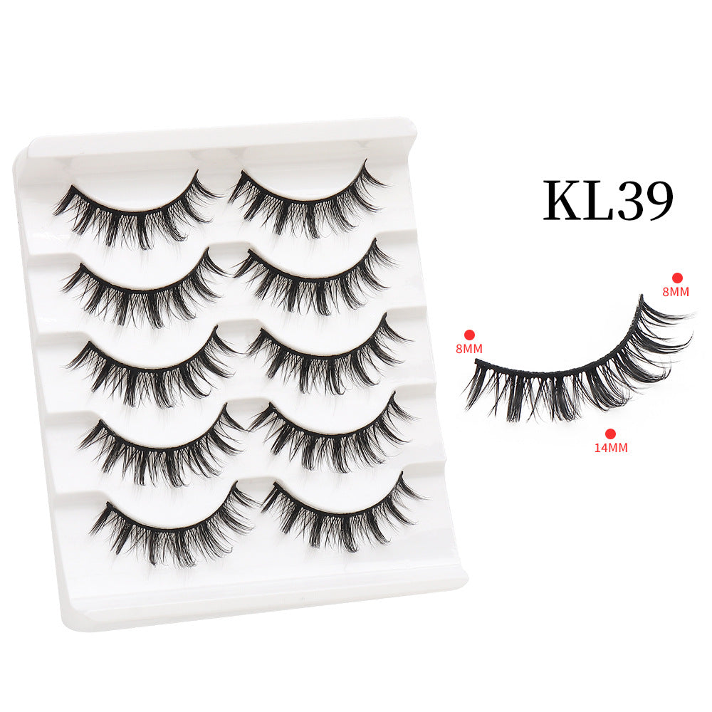 Devil Eyelashes Natural Curling Hard Stem False Lashes