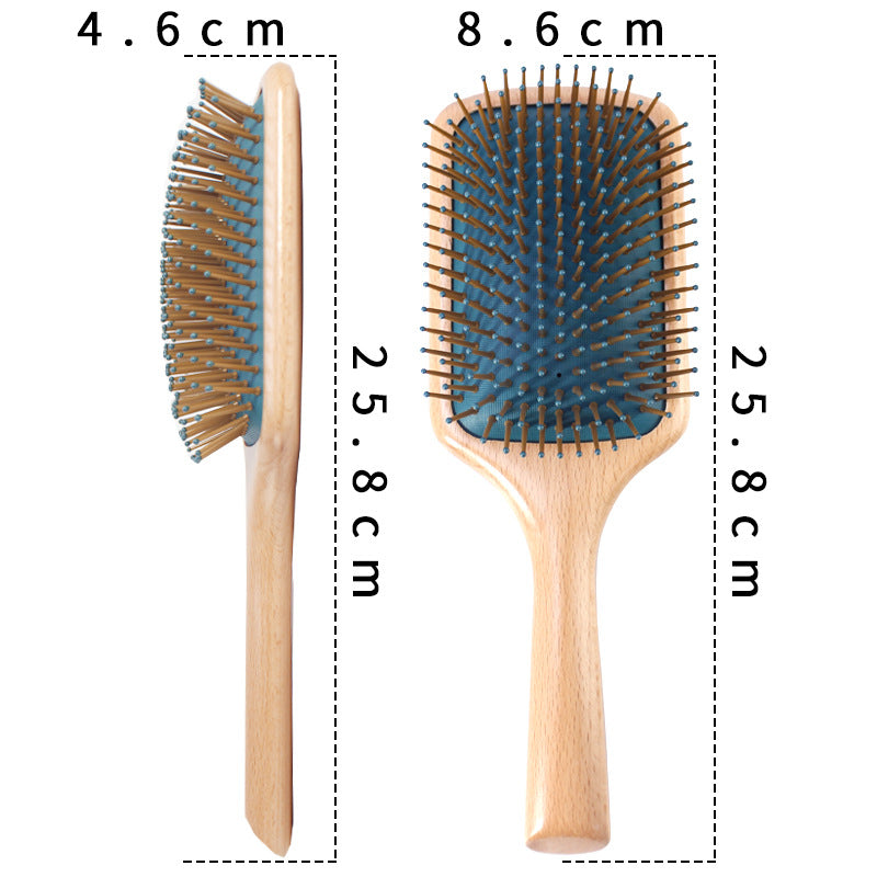 Cushion Airbag Massage Scalp Solid Wood High Hair Brushes & Combs