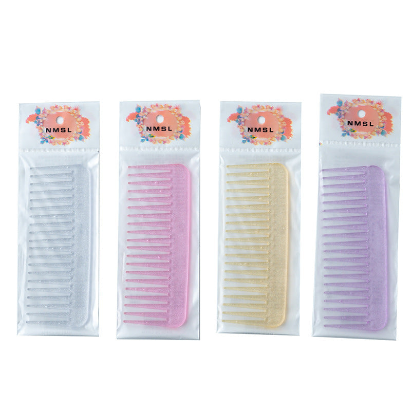 Glitter Color Dense Tooth Male Female Home Hair Brushes & Combs