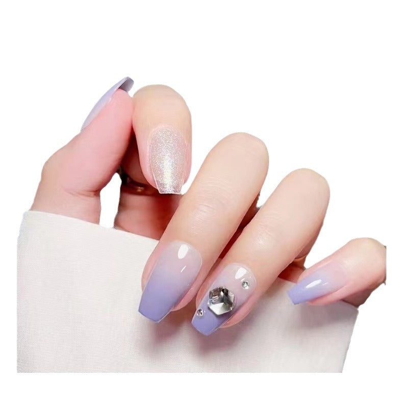 Soft Detachable Repeated Use Jelly Piece Nail Stickers