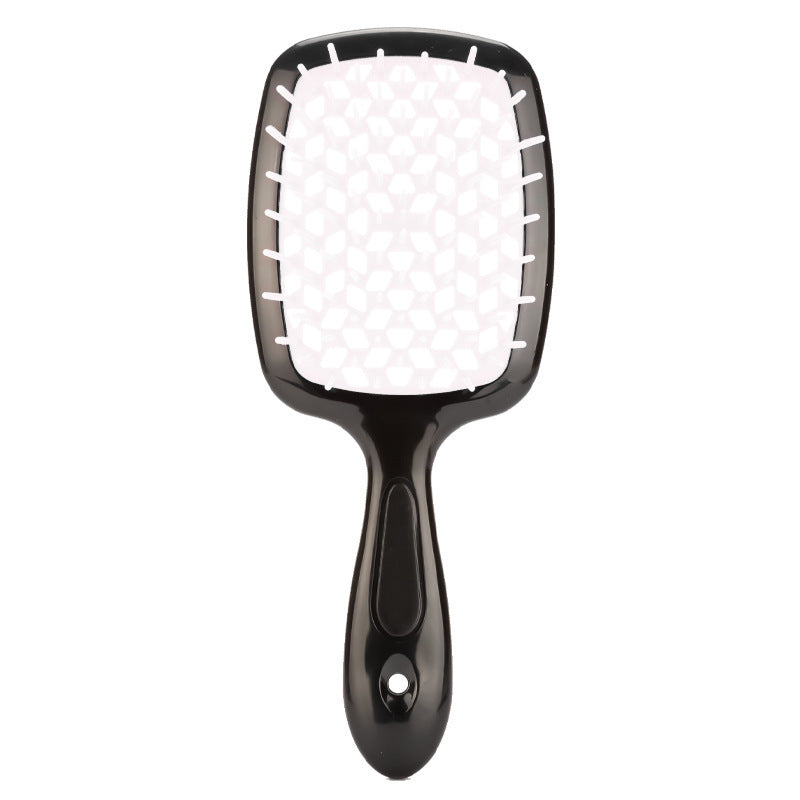 Play Beauty Hollow Mesh Massage Hairdressing Shape Plaid Salon Hair Brushes & Combs