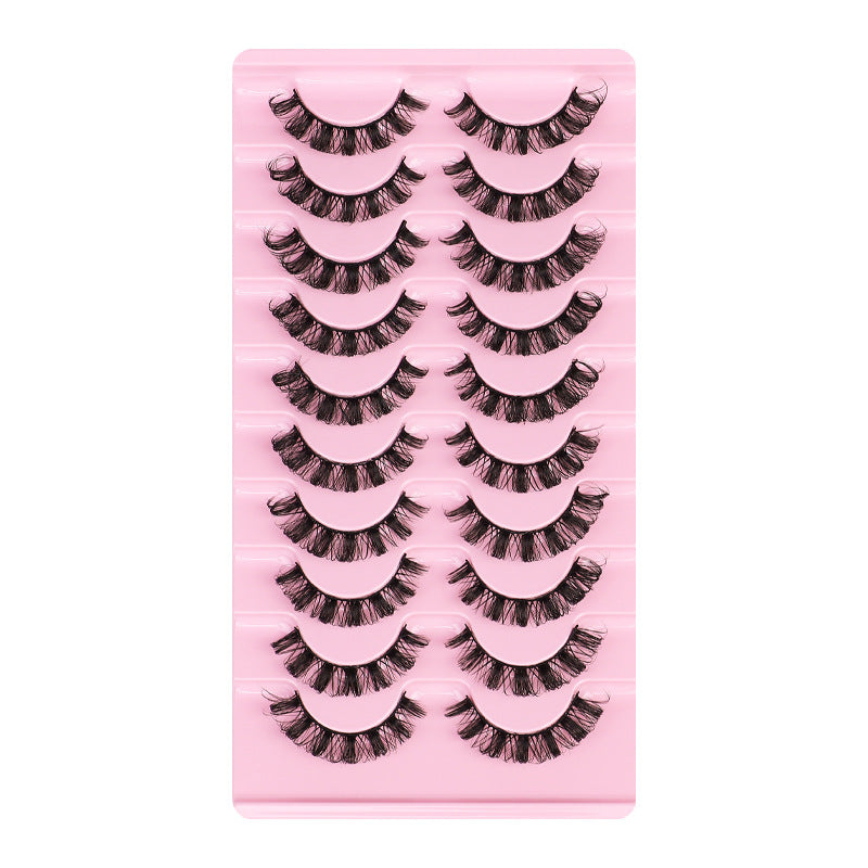 Warped Russian Curly Large Curved Thick False Lashes