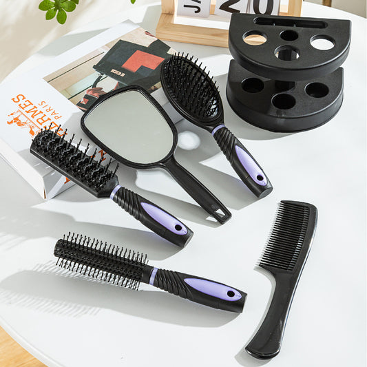 Women's & Men's Cushion Hairdressing Belt Base Mirror Household Hair Brushes & Combs