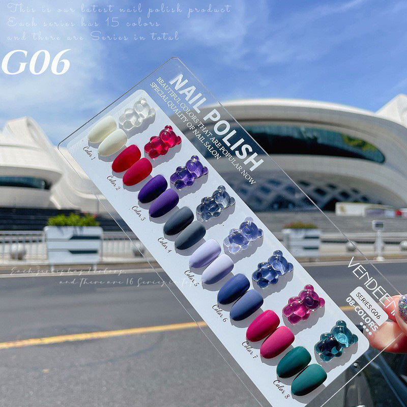 Solid Color Series Mini Four Basic Nail Polish