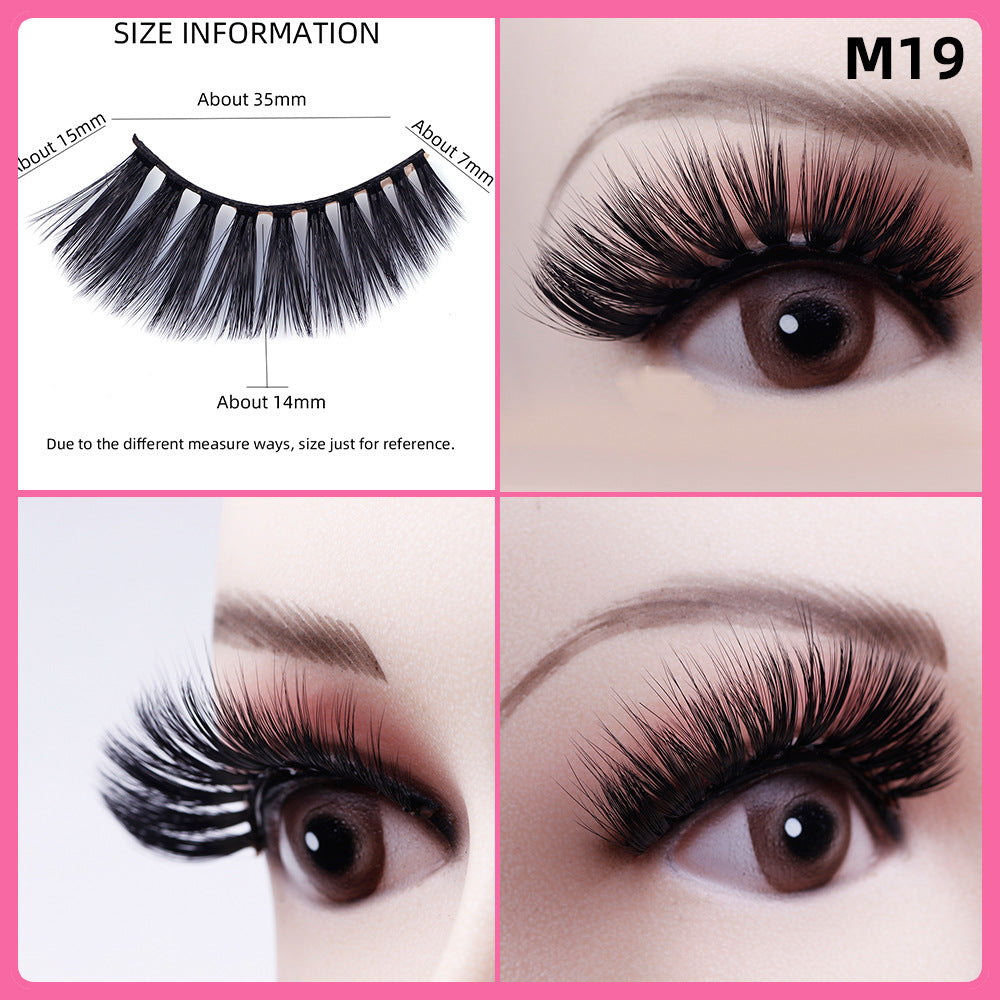 Cross High Imitation Mink Eyelashes Single False Lashes