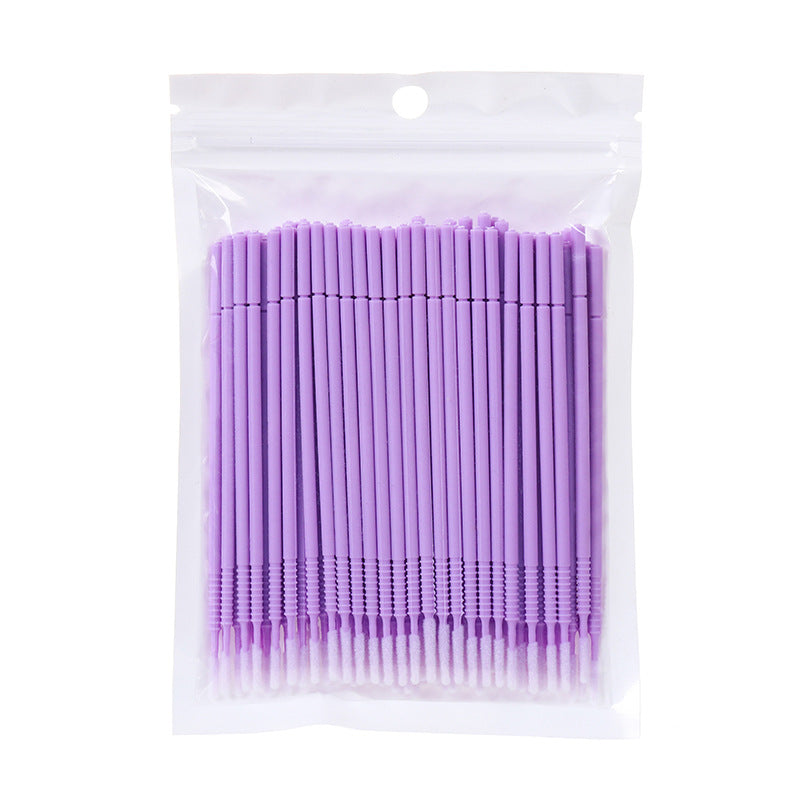 Grafting Eyelash Cotton Swab Disposable Strip Cleaning False Lashes