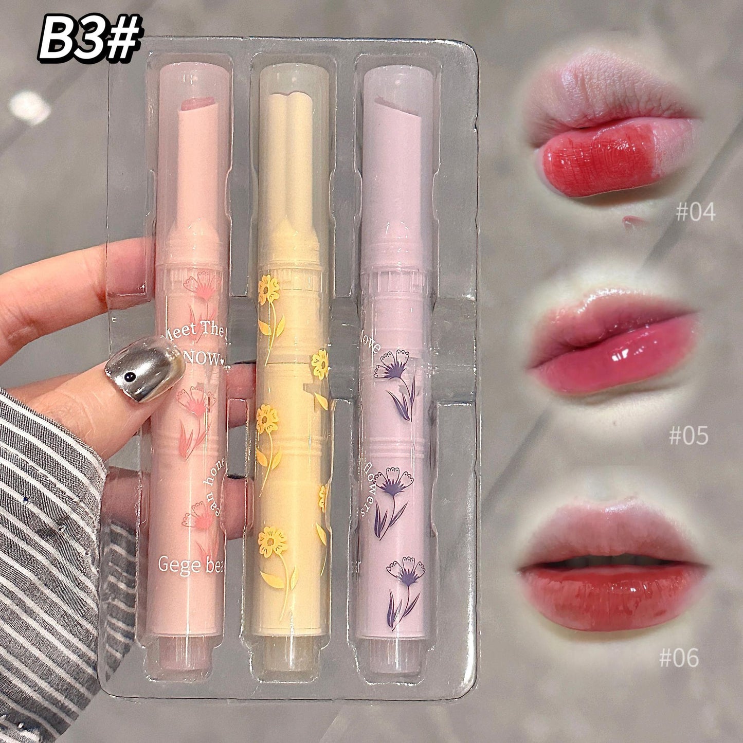 Bear Flower Language Secret Low Saturation Lipsticks