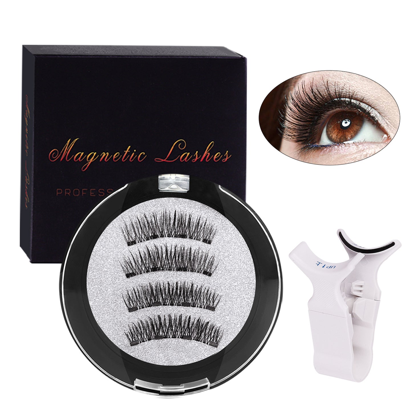 Suction Eyelashes Four Tape Clip Suit False Lashes