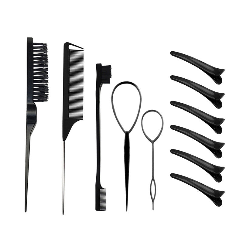 Fluffy Plate Bristle Steel Needle Tail Hair Brushes & Combs