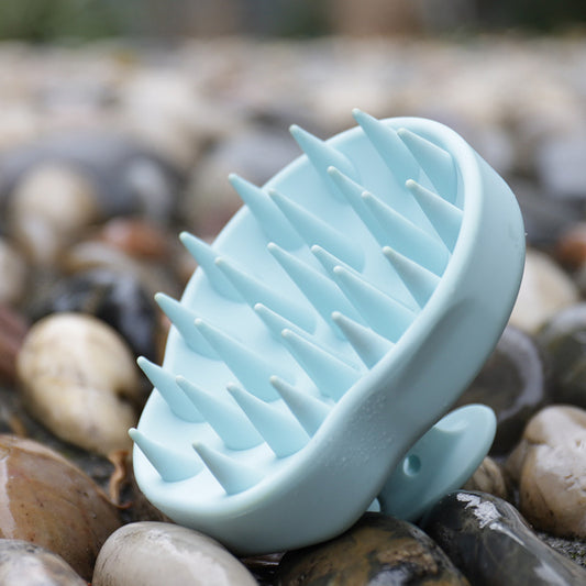 Silicone Shampoo Brush Scalp Massage Cleaning Hair Brushes & Combs