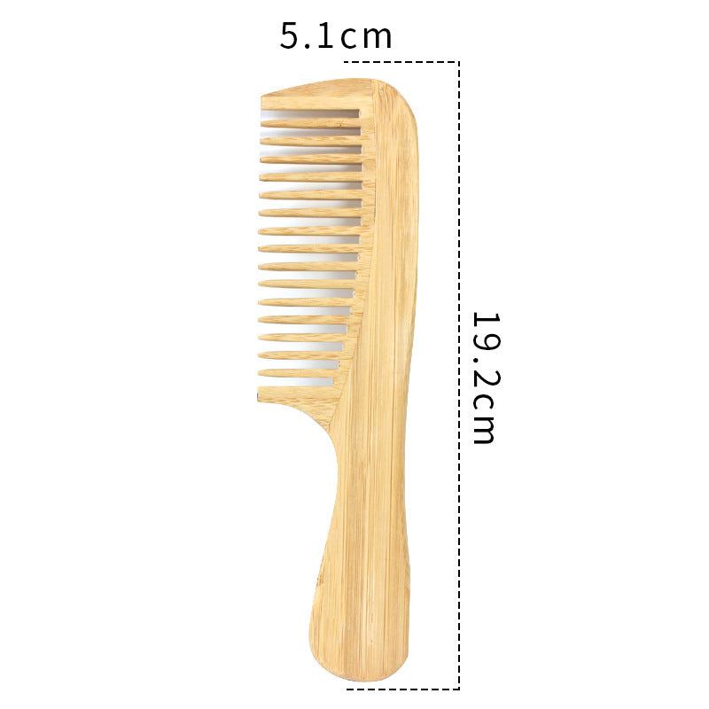 Pretty Elegant Slouchy Bamboo Stitching Hairdressing Hair Brushes & Combs