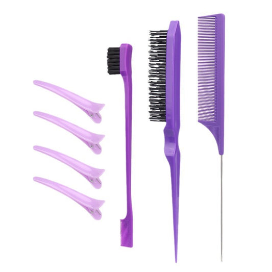 Eyebrow Brush Fluff Steel Needle Pointed Tail Hair Brushes & Combs