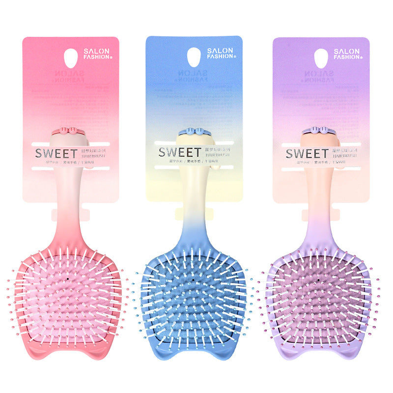 Cute Air Cushion Soft Small Portable Hair Brushes & Combs