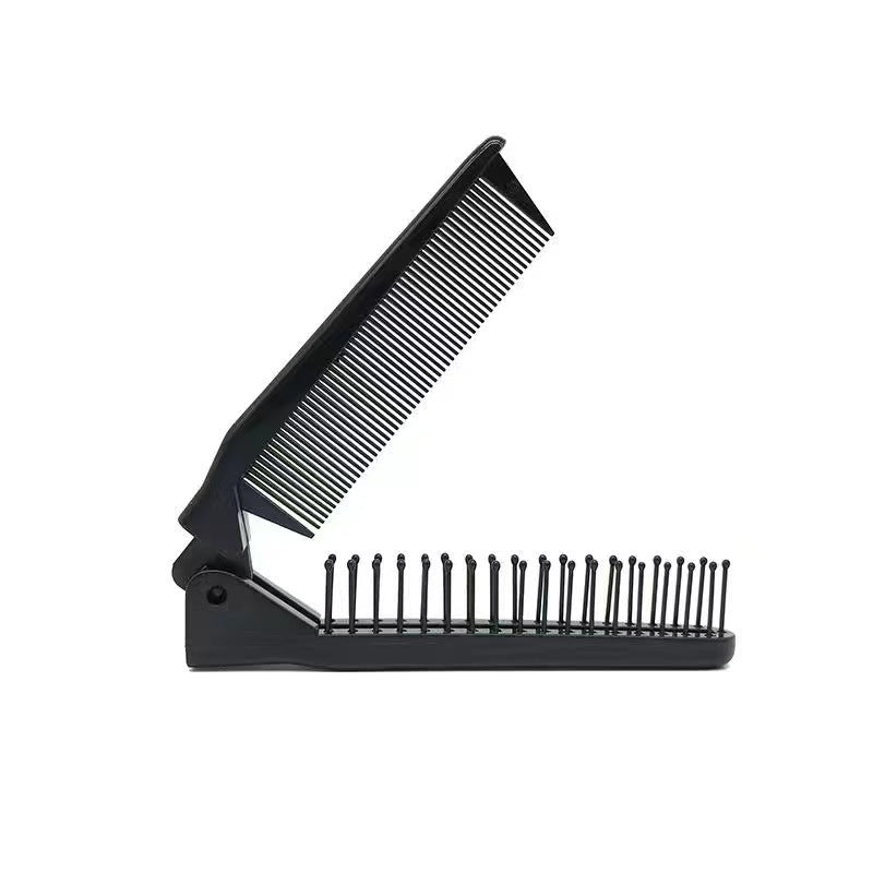 Children's Folding Pattern Braiding Parting Line Portable Hair Brushes & Combs