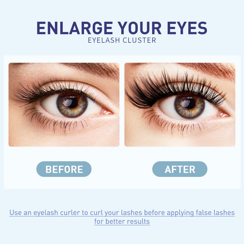 Eyelash Cluster Segment Individual Long Thick False Lashes