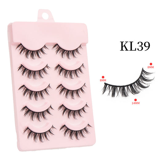 Devil Eyelashes Natural Curling Hard Stem False Lashes