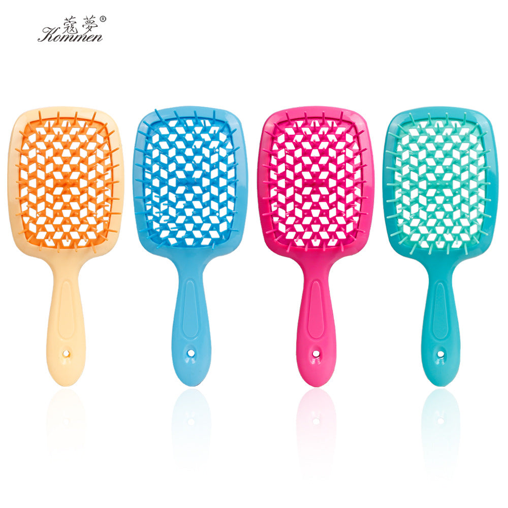 Mesh Honeycomb Household Massage Wet Dry Plastic Air Hair Brushes & Combs