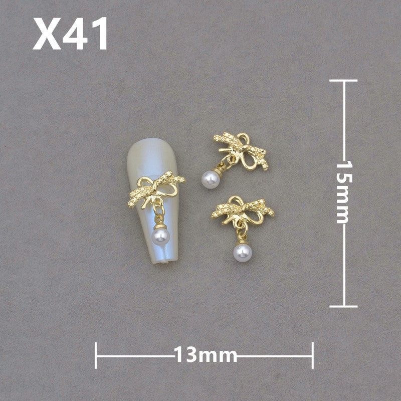 Five-pointed Star Bamboo Pearl Four Stars Nail Care Nail Art