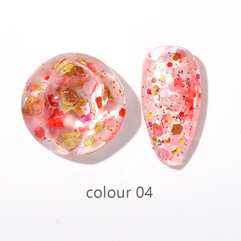 Beauty Gel Mini Color Large Sequins Nail Polish