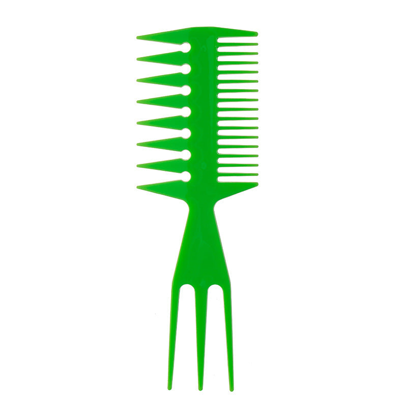 Men's Back Head Modeling Texture Plastic Saloon Hair Brushes & Combs